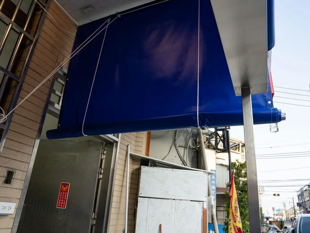 金脆手作地瓜球工坊客製帆布+鐵架 3