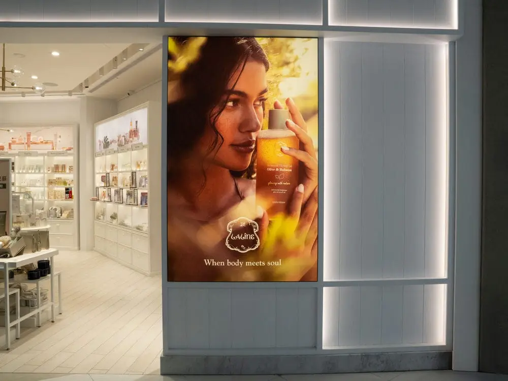 Laline南港Lalaport卡布燈箱 1