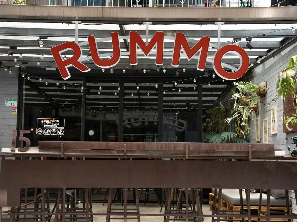 RUMMO千那論燈箱字招牌 5