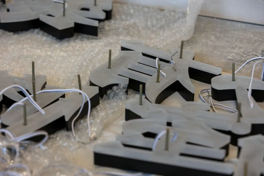 上逸室內裝修不銹鋼精工字招牌 5