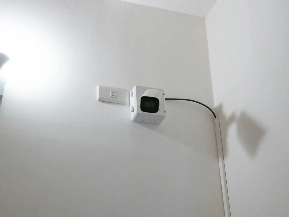 台中旱溪東路二段店面辦公室槍型紅外線網路監視器安裝 5