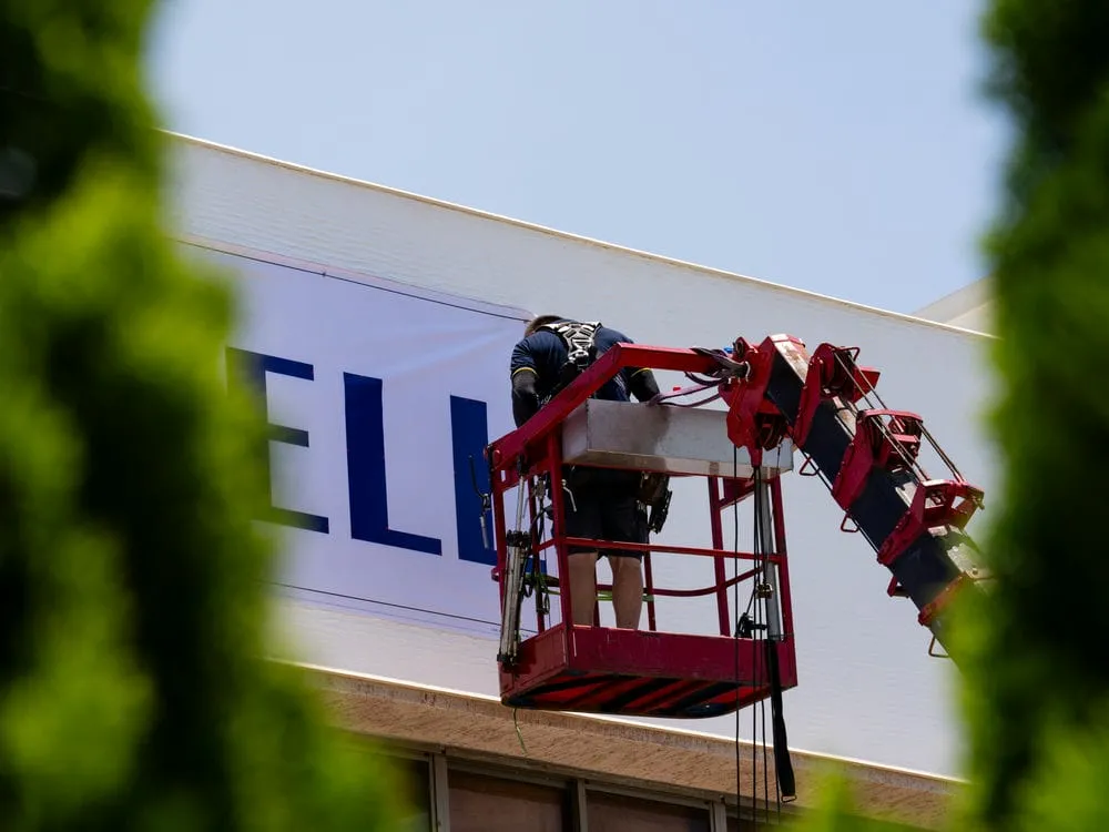 宜揚企業不銹鋼烤漆字總部招牌 16