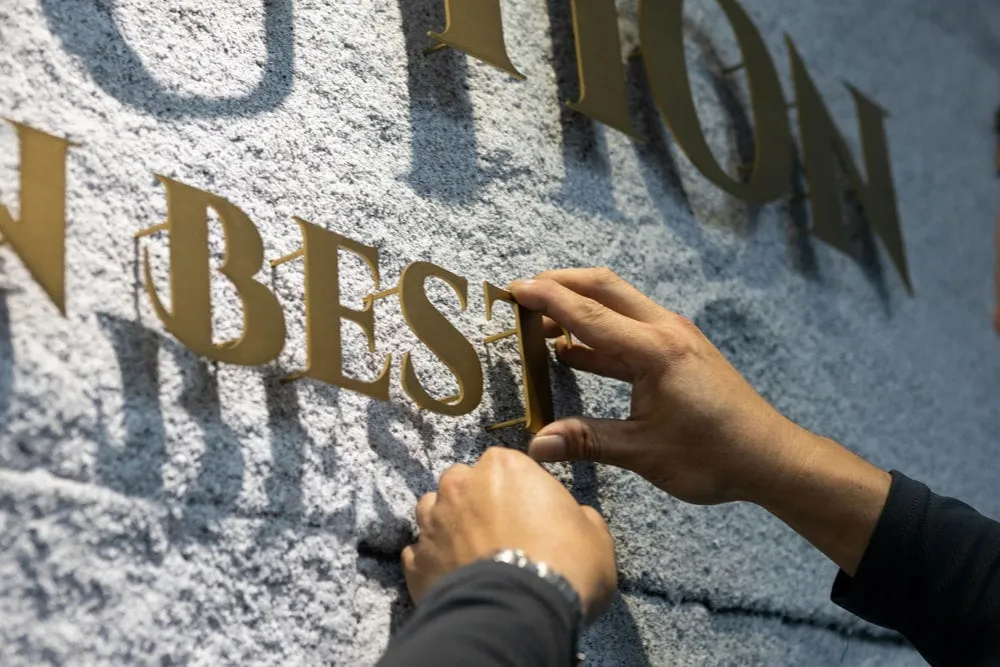 實行微電子公司形象牆招牌 5